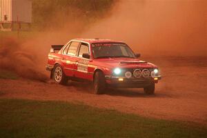 Levi Johnson / Griffin Johnson BMW 325e on SS2, Soo Pass II.