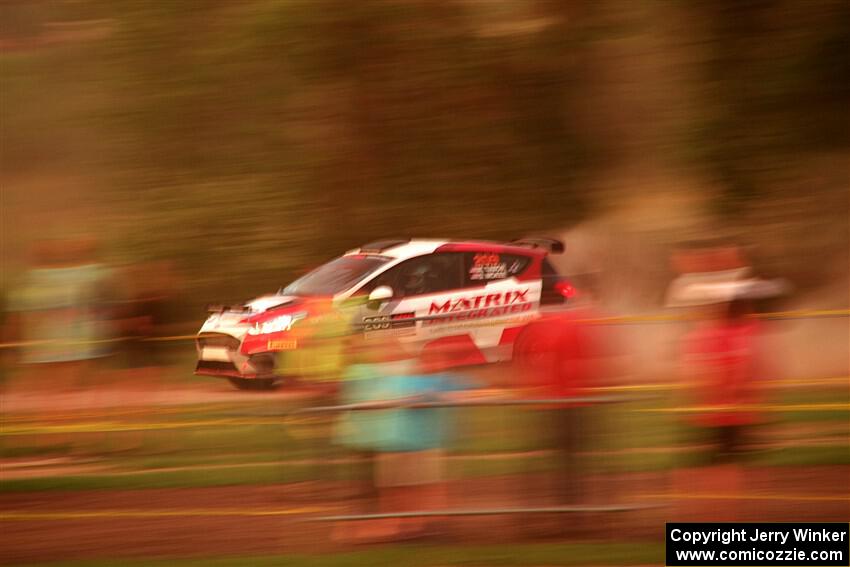 Madelyn Tabor / Sophia McKee Ford Fiesta Rally3 on SS2, Soo Pass II.