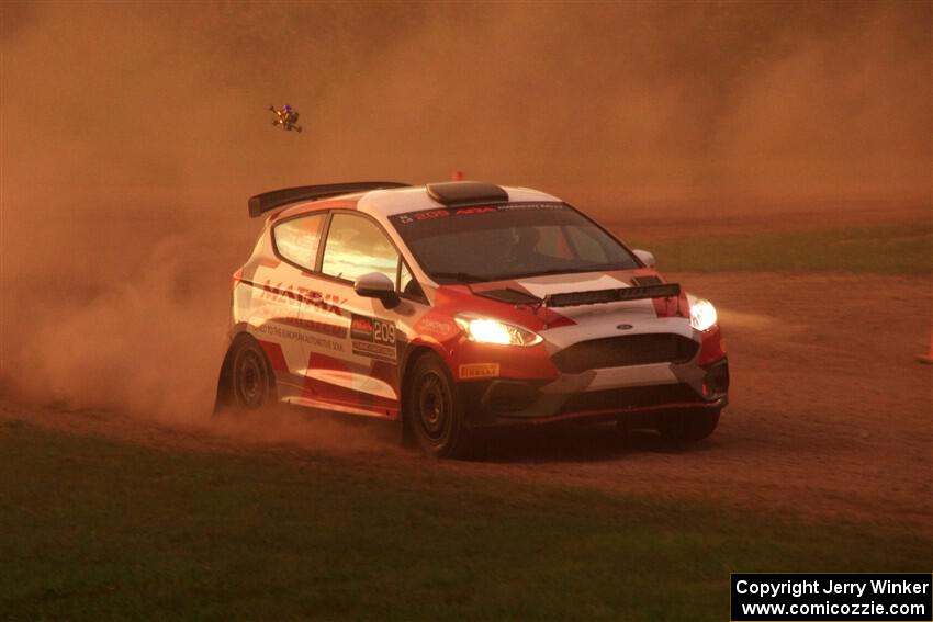 Madelyn Tabor / Sophia McKee Ford Fiesta Rally3 on SS2, Soo Pass II.