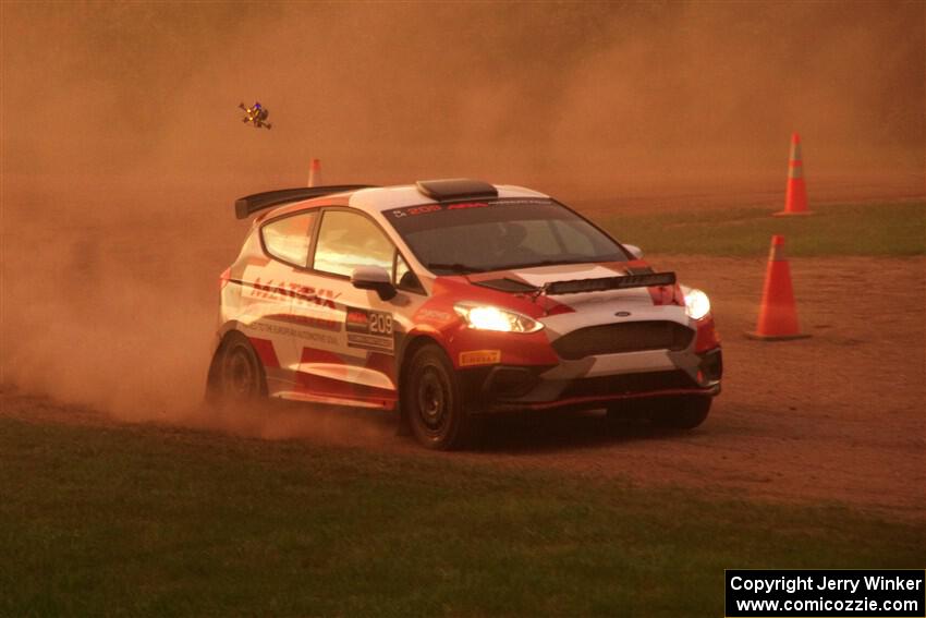 Madelyn Tabor / Sophia McKee Ford Fiesta Rally3 on SS2, Soo Pass II.