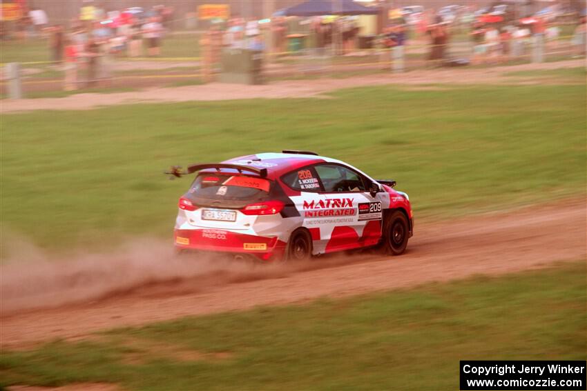 Madelyn Tabor / Sophia McKee Ford Fiesta Rally3 on SS2, Soo Pass II.