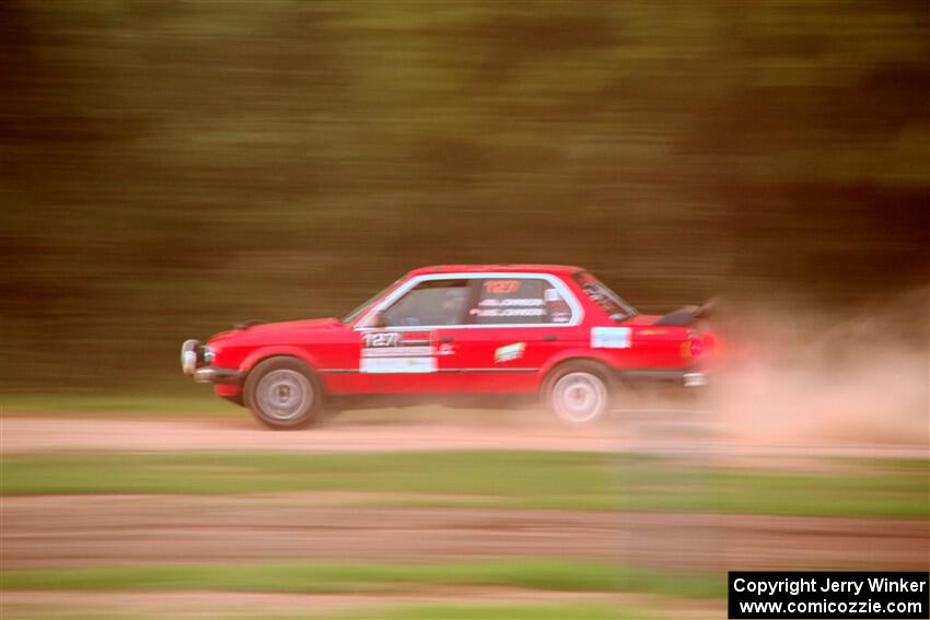 Levi Johnson / Griffin Johnson BMW 325e on SS2, Soo Pass II.
