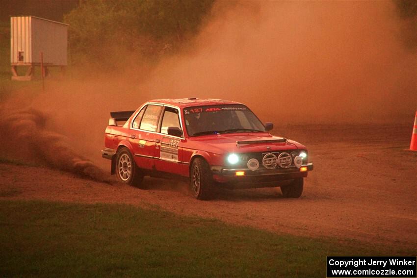 Levi Johnson / Griffin Johnson BMW 325e on SS2, Soo Pass II.