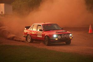 Levi Johnson / Griffin Johnson BMW 325e on SS2, Soo Pass II.