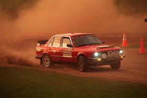 Levi Johnson / Griffin Johnson BMW 325e on SS2, Soo Pass II.