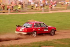 Levi Johnson / Griffin Johnson BMW 325e on SS2, Soo Pass II.