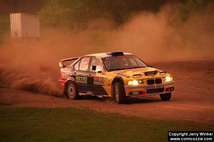 Matt Nykanen / Lars Anderson BMW 328i on SS2, Soo Pass II.