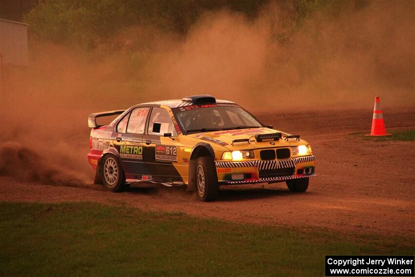 Matt Nykanen / Lars Anderson BMW 328i on SS2, Soo Pass II.