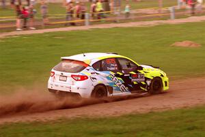 Vincent Trudel / Glen Ray Subaru WRX STi on SS2, Soo Pass II.