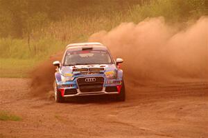 Roberto Yglesias / David Ma Audi A1 Maxx Rally on SS2, Soo Pass II.