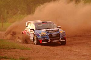 Roberto Yglesias / David Ma Audi A1 Maxx Rally on SS2, Soo Pass II.