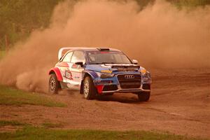 Roberto Yglesias / David Ma Audi A1 Maxx Rally on SS2, Soo Pass II.