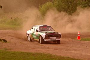 Seamus Burke / Gary McElhinney Ford Escort Mk II on SS2, Soo Pass II.