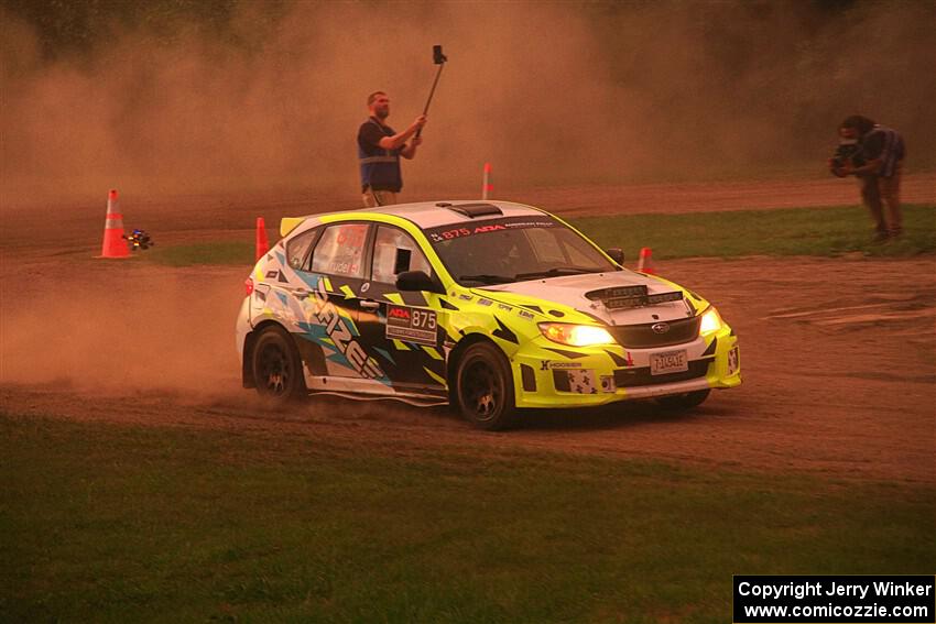 Vincent Trudel / Glen Ray Subaru WRX STi on SS2, Soo Pass II.