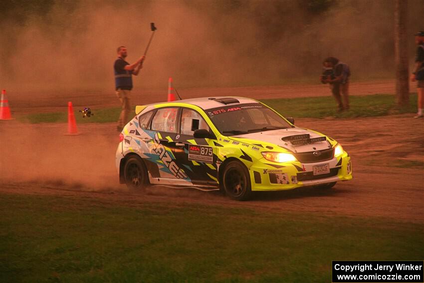 Vincent Trudel / Glen Ray Subaru WRX STi on SS2, Soo Pass II.