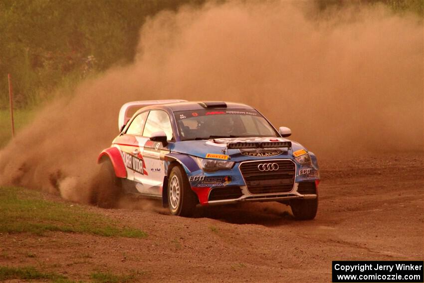 Roberto Yglesias / David Ma Audi A1 Maxx Rally on SS2, Soo Pass II.