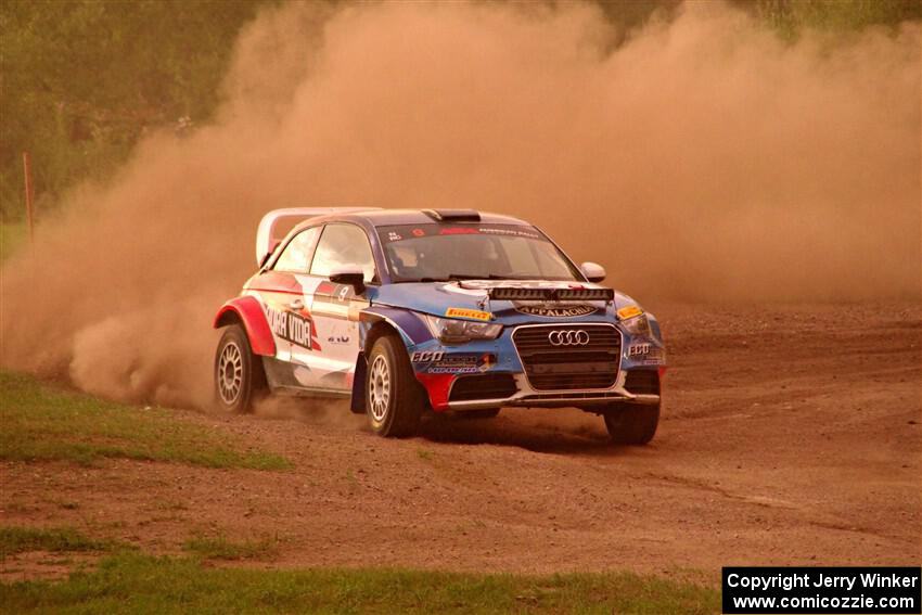 Roberto Yglesias / David Ma Audi A1 Maxx Rally on SS2, Soo Pass II.