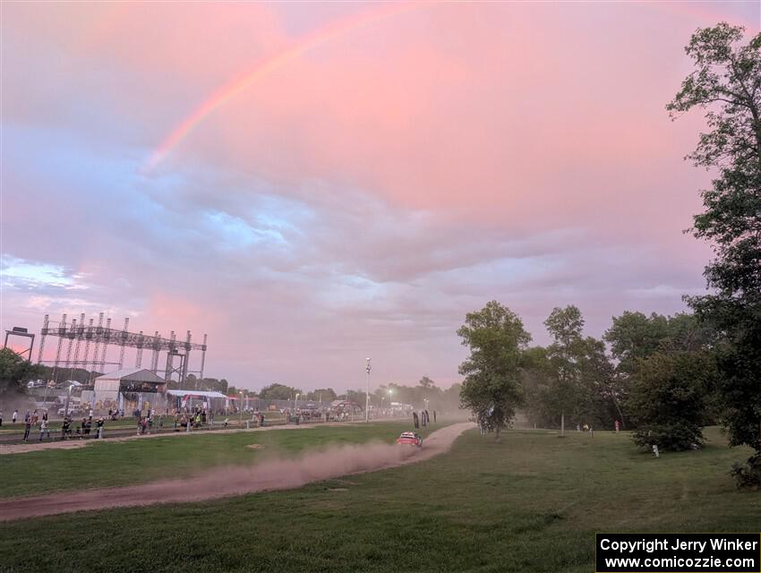 Roberto Yglesias / David Ma Audi A1 Maxx Rally on SS2, Soo Pass II.