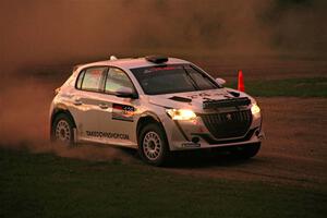 Sean Donnelly / Zach Pfeil Peugeot 208 Rally4 on SS2, Soo Pass II.