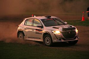 Sean Donnelly / Zach Pfeil Peugeot 208 Rally4 on SS2, Soo Pass II.