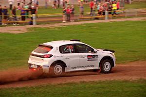 Sean Donnelly / Zach Pfeil Peugeot 208 Rally4 on SS2, Soo Pass II.