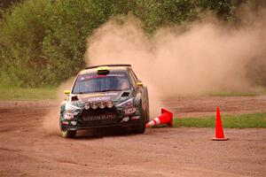 Alastair Scully / Stefan Trajkov Hyundai i20 R5 of SS2, Soo Pass II.