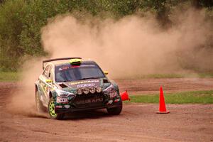 Alastair Scully / Stefan Trajkov Hyundai i20 R5 of SS2, Soo Pass II.