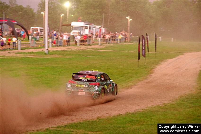 Alastair Scully / Stefan Trajkov Hyundai i20 R5 of SS2, Soo Pass II.