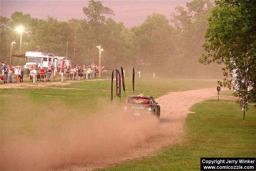 Alastair Scully / Stefan Trajkov Hyundai i20 R5 of SS2, Soo Pass II.