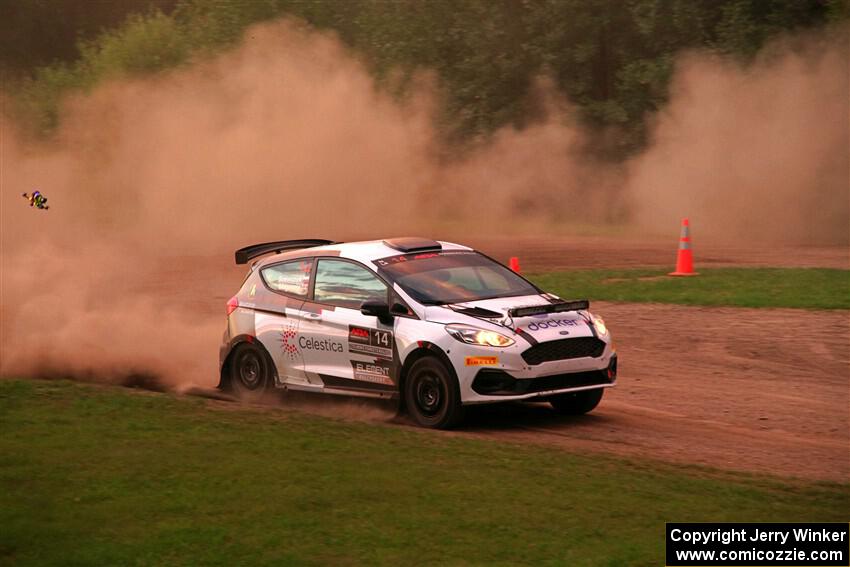 Georgie Megennis / Michael Szewczyk Ford Fiesta Rally3 on SS2, Soo Pass II.