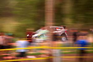 Javier Olivares / K.J. Miller Ford Fiesta Rally2 on SS2, Soo Pass II.