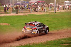 Javier Olivares / K.J. Miller Ford Fiesta Rally2 on SS2, Soo Pass II.