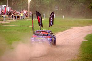 Patrick Gruszka / John Hall Hyundai i20 R5 on SS2, Soo Pass II.