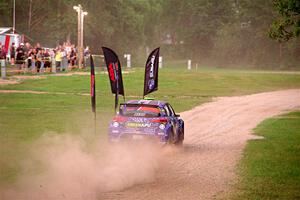 Patrick Gruszka / John Hall Hyundai i20 R5 on SS2, Soo Pass II.