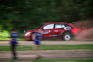 Conner Martell / Alex Gelsomino Skoda Fabia RS Rally2 on SS2, Soo Pass II.