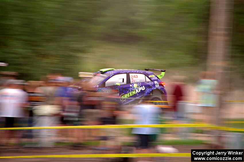Patrick Gruszka / John Hall Hyundai i20 R5 on SS2, Soo Pass II.