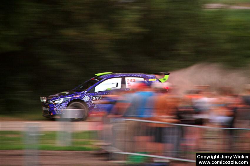 Patrick Gruszka / John Hall Hyundai i20 R5 on SS2, Soo Pass II.