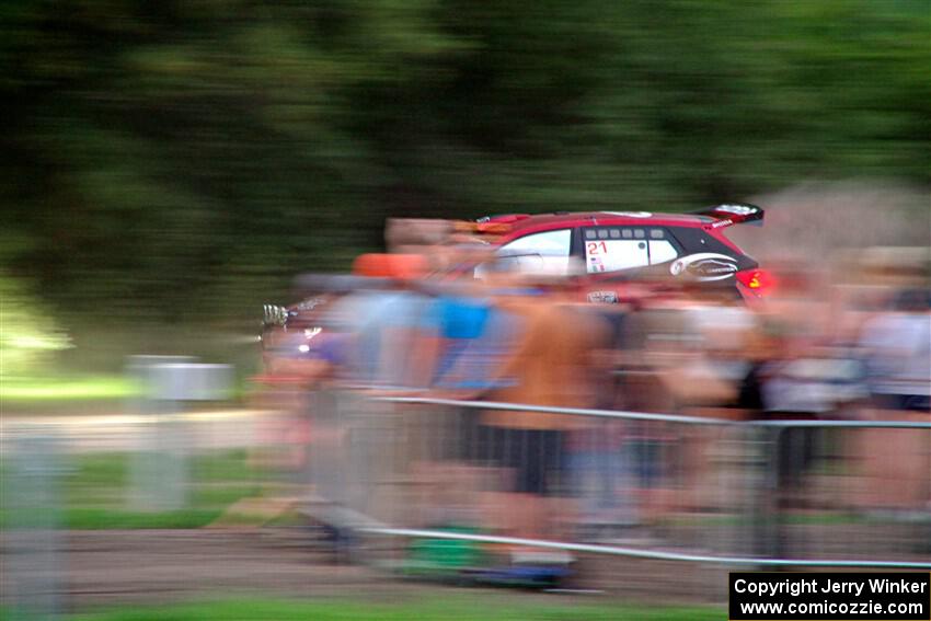 Conner Martell / Alex Gelsomino Skoda Fabia RS Rally2 on SS2, Soo Pass II.