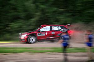 Conner Martell / Alex Gelsomino Skoda Fabia RS Rally2 on SS2, Soo Pass II.