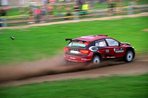 Conner Martell / Alex Gelsomino Skoda Fabia RS Rally2 on SS2, Soo Pass II.