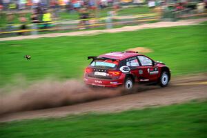 Conner Martell / Alex Gelsomino Skoda Fabia RS Rally2 on SS2, Soo Pass II.