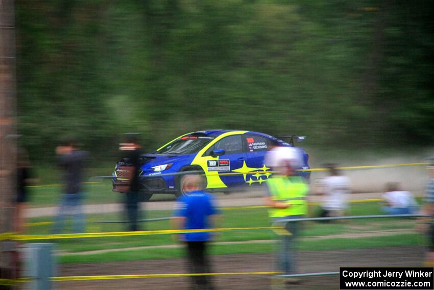 Travis Pastrana / Rhianon Gelsomino Subaru WRX ARA25L on SS2, Soo Pass II.