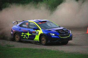 Travis Pastrana / Rhianon Gelsomino Subaru WRX ARA25L on SS2, Soo Pass II.