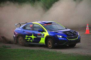 Travis Pastrana / Rhianon Gelsomino Subaru WRX ARA25L on SS2, Soo Pass II.