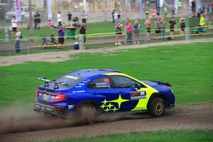 Travis Pastrana / Rhianon Gelsomino Subaru WRX ARA25L on SS2, Soo Pass II.