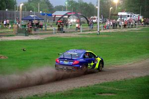 Travis Pastrana / Rhianon Gelsomino Subaru WRX ARA25L on SS2, Soo Pass II.