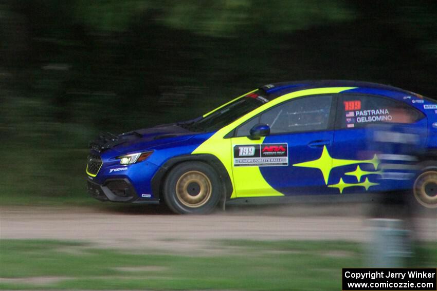 Travis Pastrana / Rhianon Gelsomino Subaru WRX ARA25L on SS2, Soo Pass II.