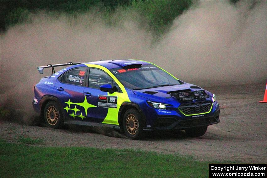 Travis Pastrana / Rhianon Gelsomino Subaru WRX ARA25L on SS2, Soo Pass II.