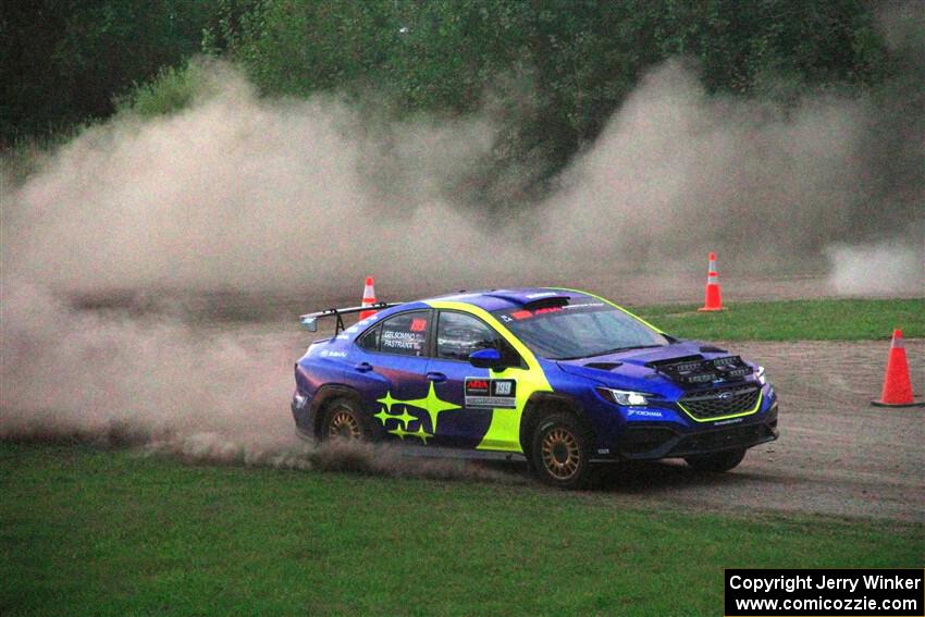 Travis Pastrana / Rhianon Gelsomino Subaru WRX ARA25L on SS2, Soo Pass II.