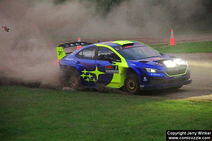 Brandon Semenuk / Keaton Williams Subaru WRX ARA25 on SS2, Soo Pass II.